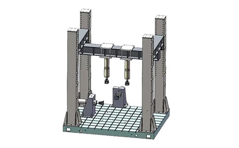 電液伺服推力桿四通道協(xié)調(diào)加載疲勞試驗(yàn)系統(tǒng)